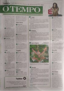 Matéria no jornal O Tempo